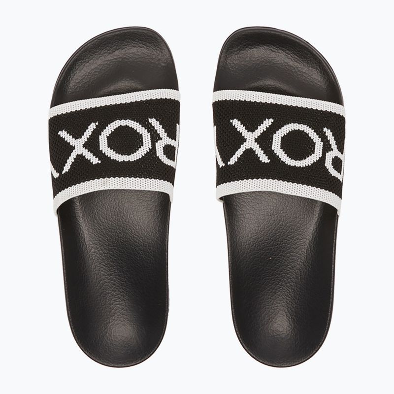 Infradito donna ROXY Slippy Knit nero 2