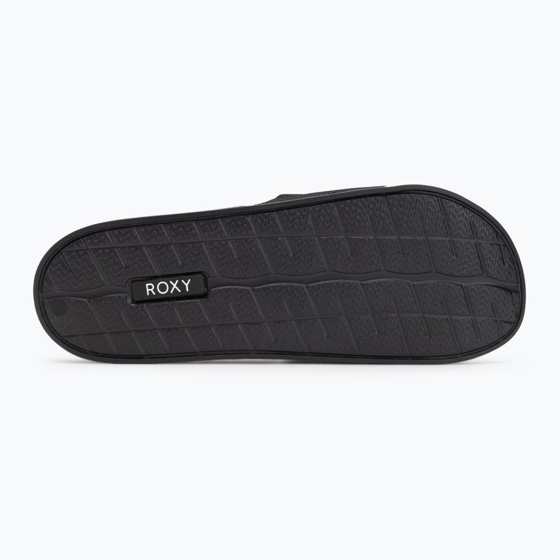 Infradito donna ROXY Slippy Knit nero 4