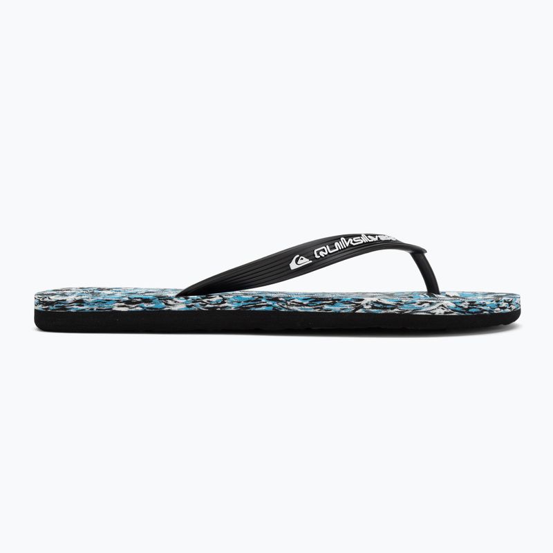 Quiksilver Molokai Recycled nero/blu/blu infradito da uomo 2