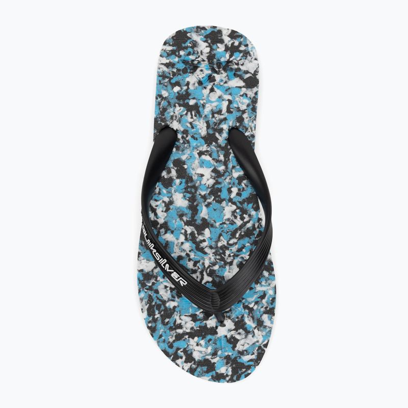 Quiksilver Molokai Recycled nero/blu/blu infradito da uomo 5
