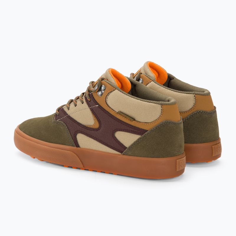 Scarpe da uomo DC Kalis Vulc Mid Wnt marrone/cioccolato scuro 3