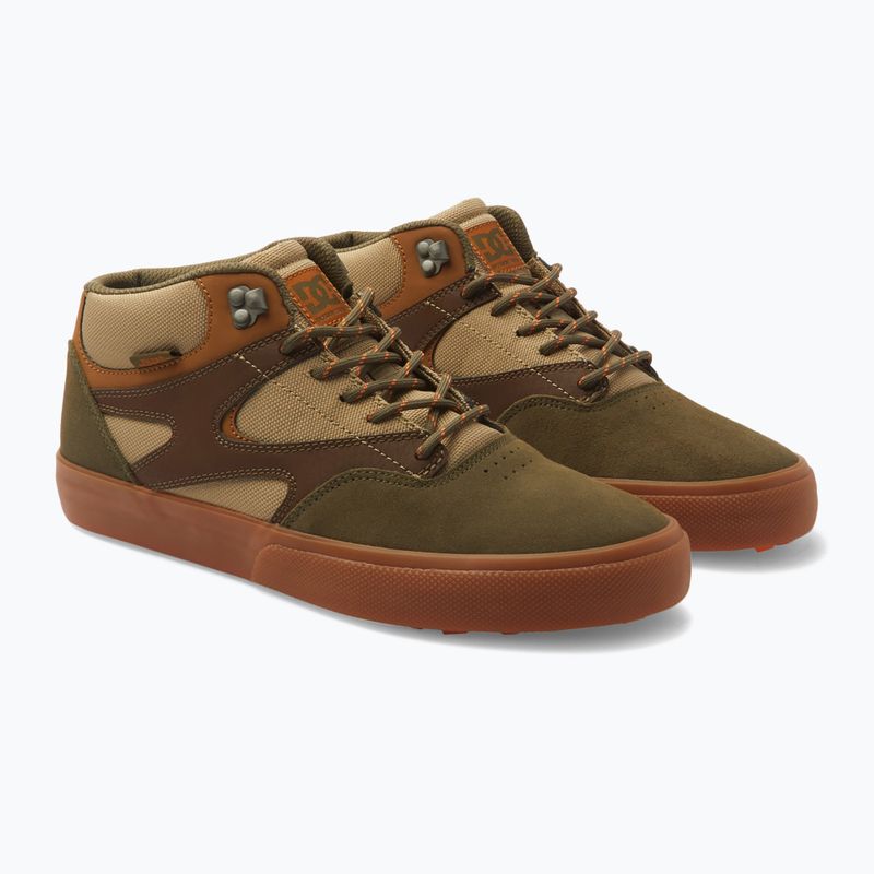 Scarpe da uomo DC Kalis Vulc Mid Wnt marrone/cioccolato scuro 7