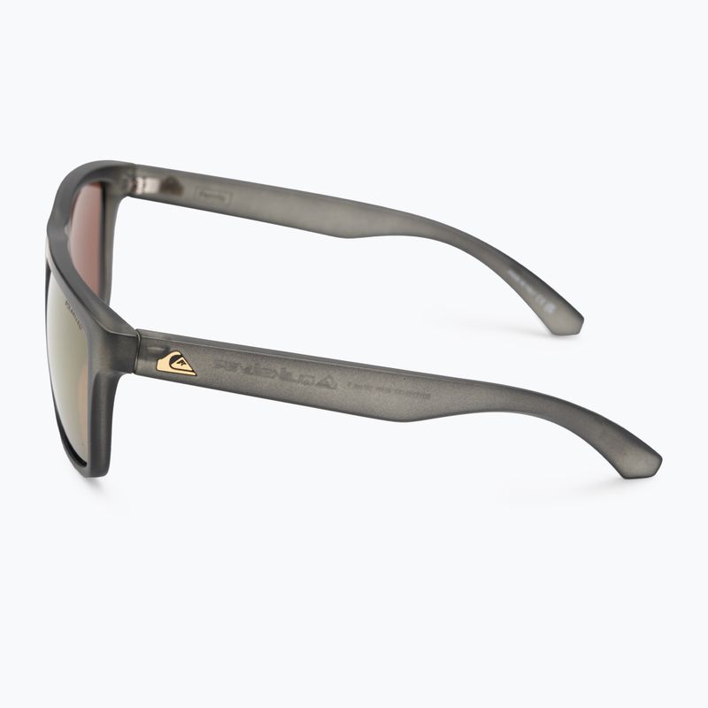 Occhiali da sole da uomo Quiksilver Ferris Polarised fumo/oro 4