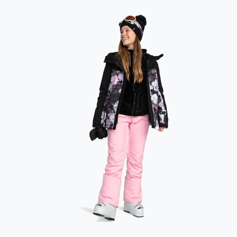 Giacca da snowboard donna ROXY Galaxy true black blurry flower 9