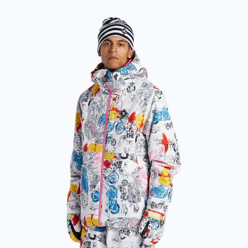 Giacca da snowboard DC AW Basis santi e peccatori da uomo 3