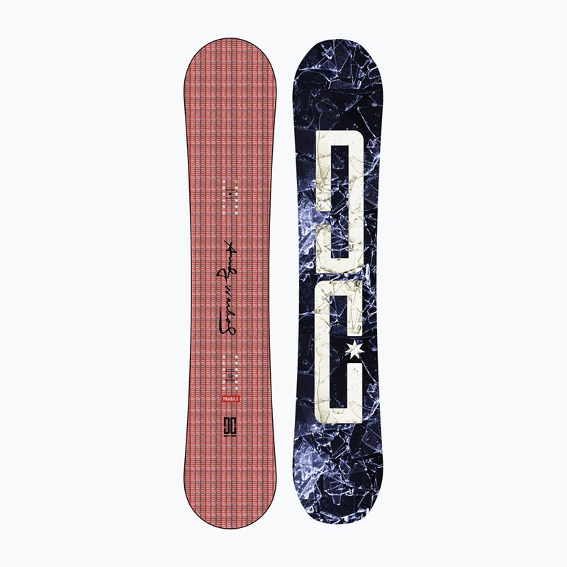 Snowboard da uomo DC AW Ply rosso fragile 5