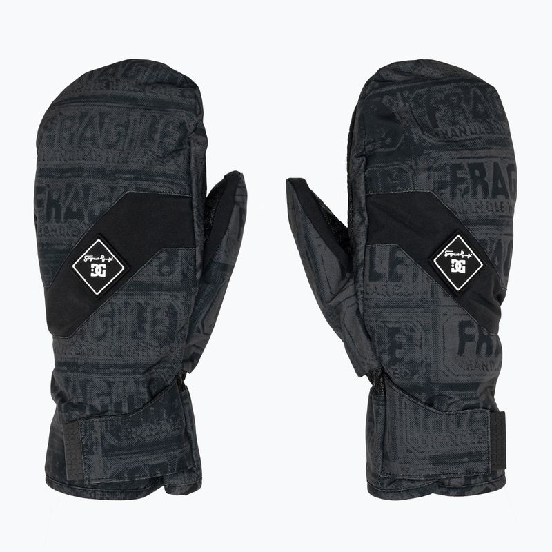 Guanti da snowboard da uomo DC AW Franchise Mitten nero fragile 3