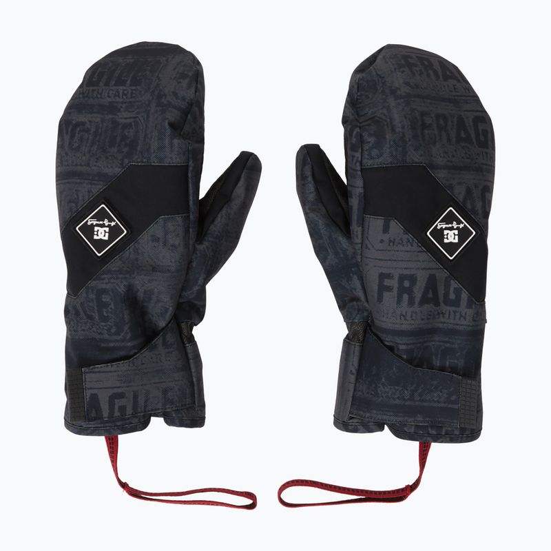 Guanti da snowboard da uomo DC AW Franchise Mitten nero fragile 5