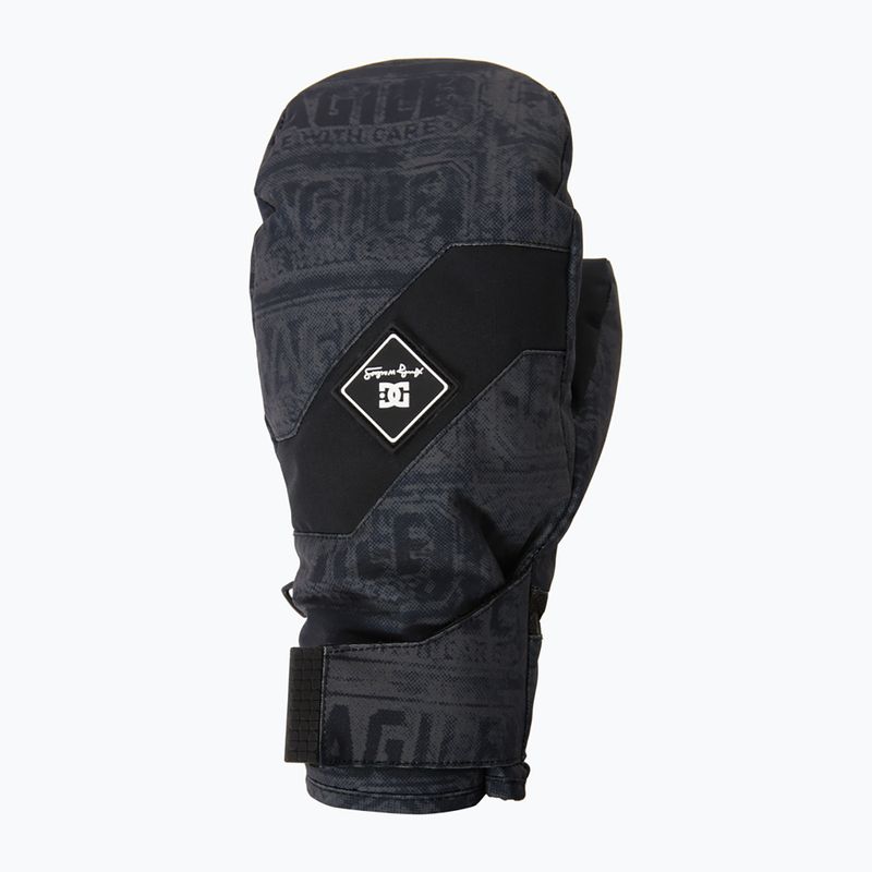 Guanti da snowboard da uomo DC AW Franchise Mitten nero fragile 6