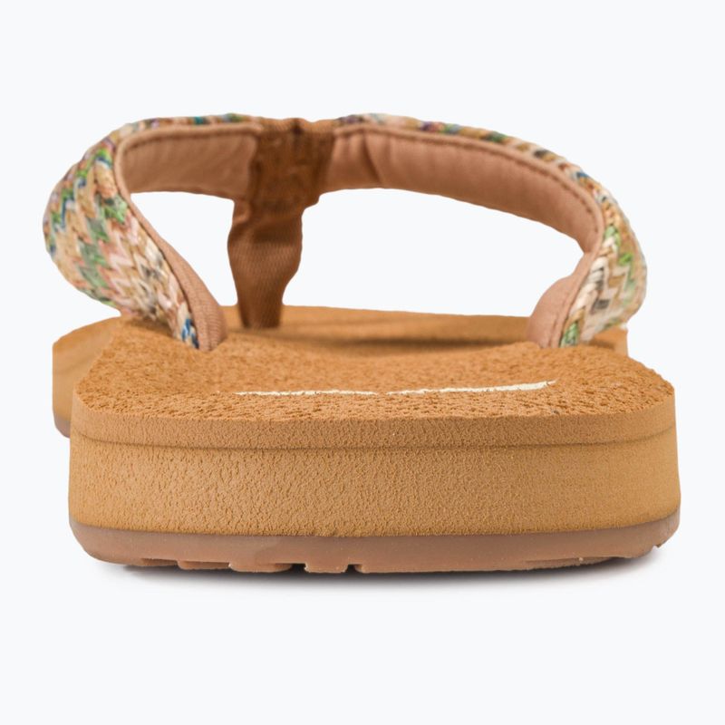 ROXY Porto Raffia II infradito donna multi/oliva 6