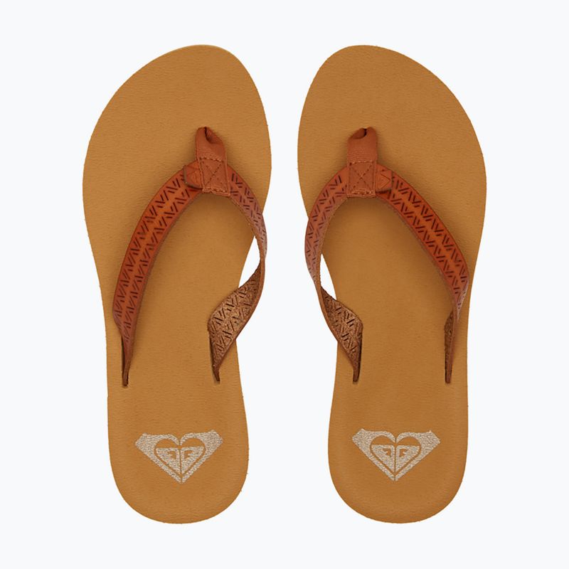 Infradito ROXY Porto Motif donna tan 9