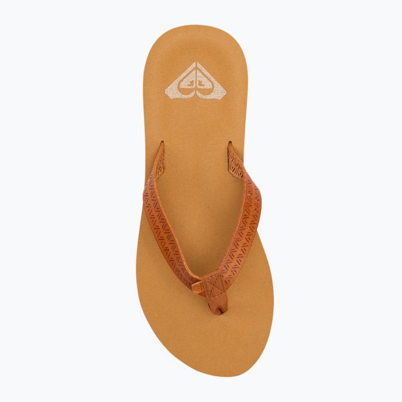 Infradito ROXY Porto Motif donna tan 5
