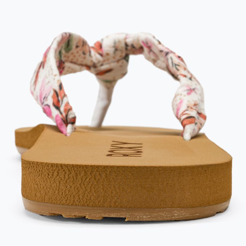 ROXY Paia V infradito donna bianco/rosa stampato 7