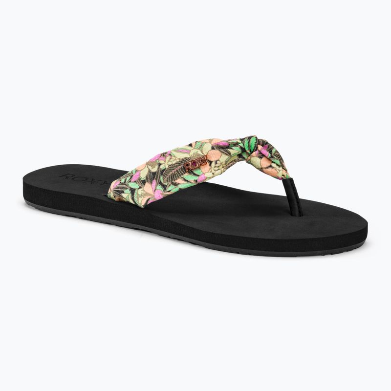 ROXY Paia V infradito da donna nero/rosa/limone tenue
