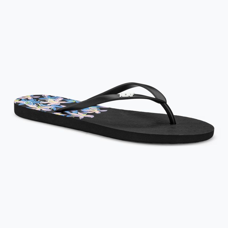 ROXY Viva Stamp II infradito da donna nero/boysenberry