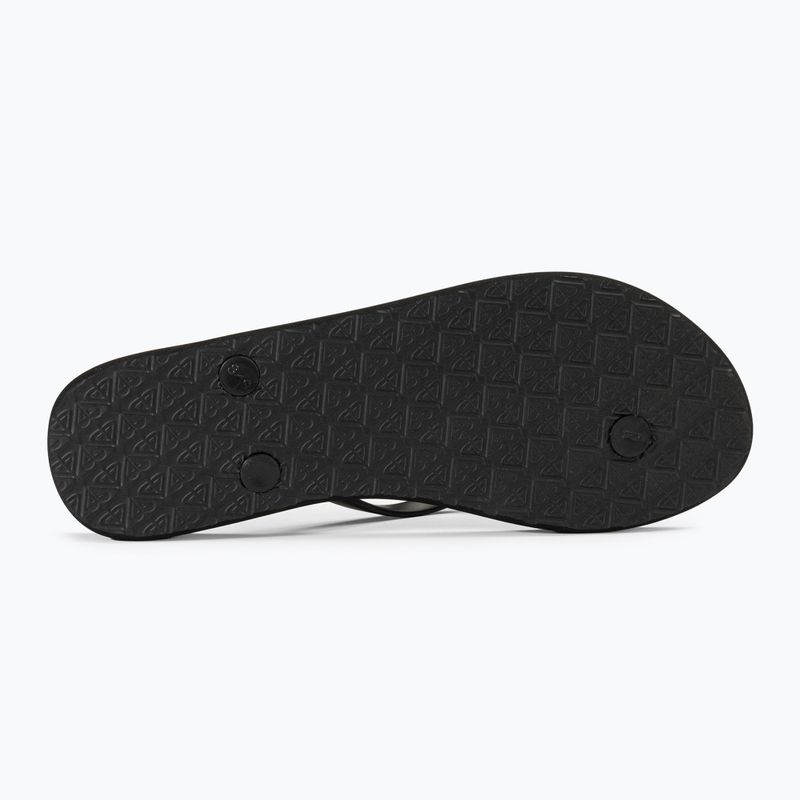 ROXY Viva Stamp II infradito da donna nero/boysenberry 4