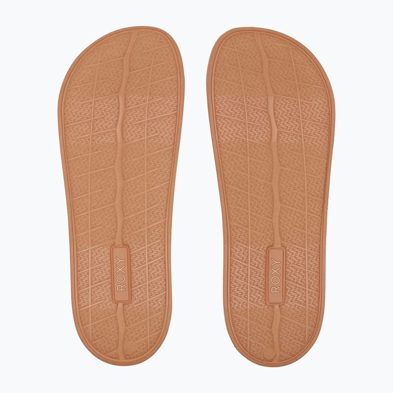 ROXY Slippy Knit infradito da donna grano/caffè turco 3