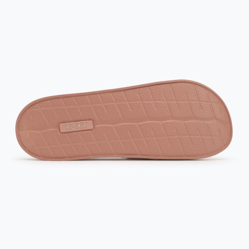 ROXY Slippy Knit infradito da donna grano/caffè turco 4