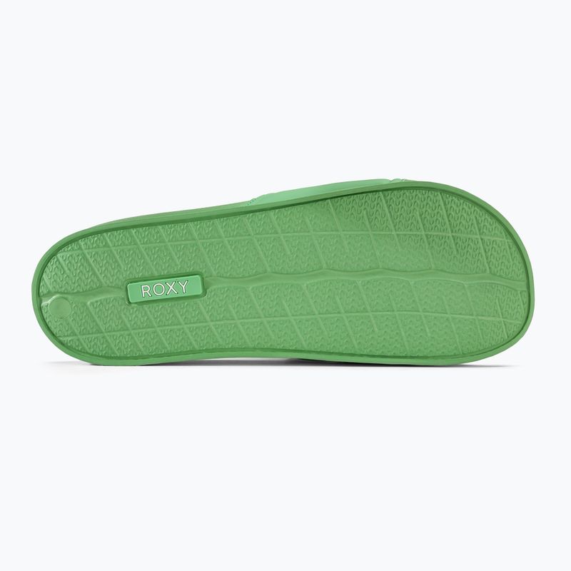 Infradito donna ROXY Slippy II verde 4