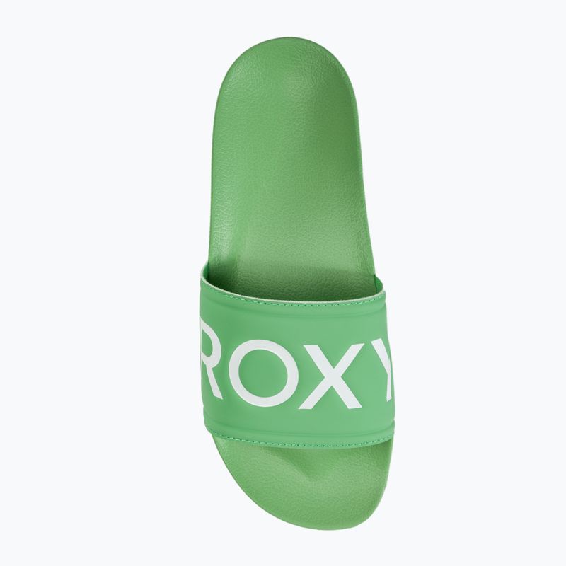 Infradito donna ROXY Slippy II verde 5