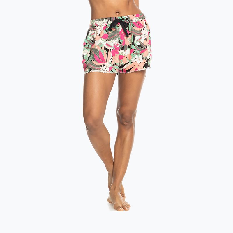 Pantaloncini ROXY Coastline Ride donna antracite palm song axs