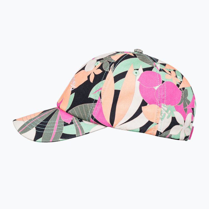 Berretto da baseball ROXY Toadstool stampato antracite da donna, con canzone di palma 2