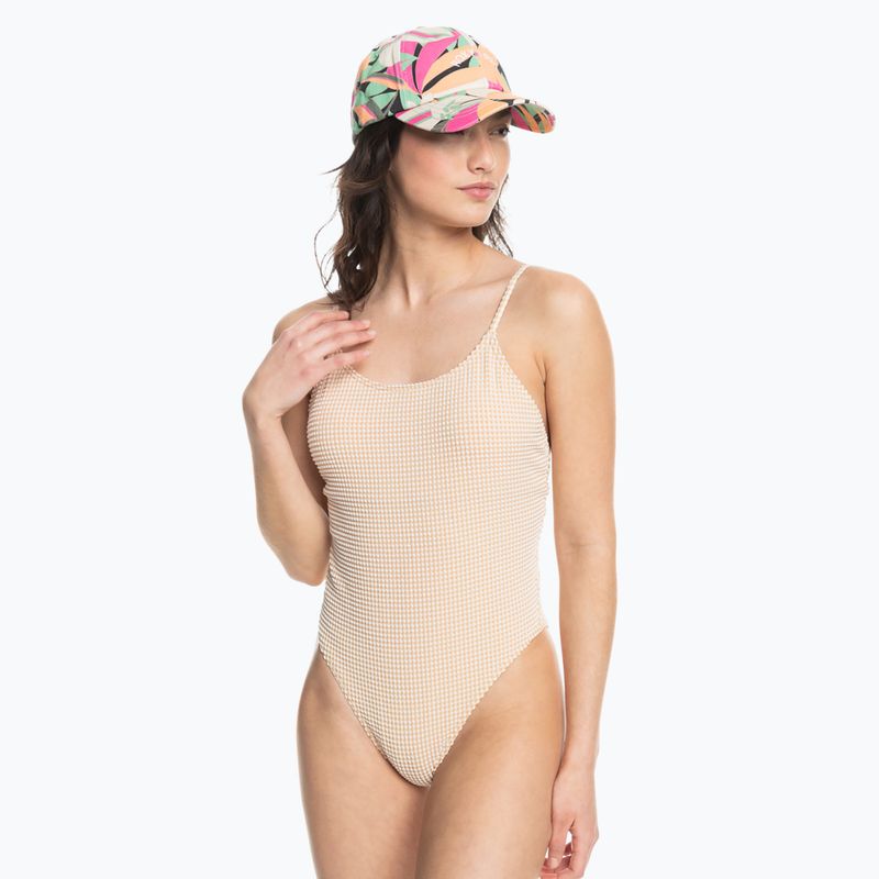 Berretto da baseball ROXY Toadstool stampato antracite da donna, con canzone di palma 6
