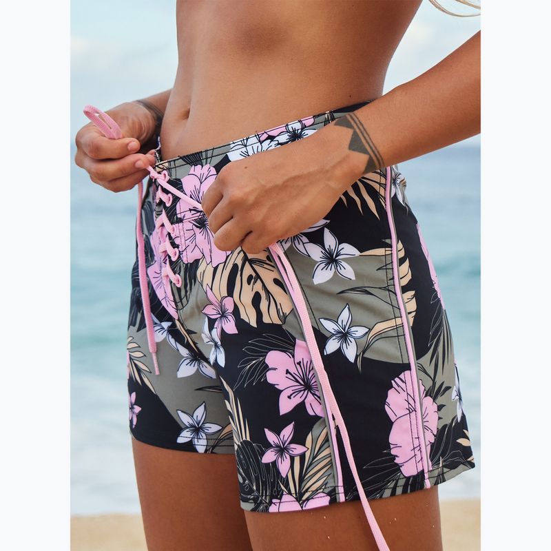 Pantaloncini da bagno donna ROXY Pro The 93 Win antracite classic pro surf 8