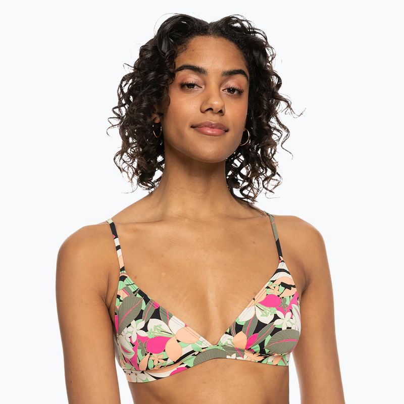 ROXY Stampato Beach Classics Tri costume top antracite palma canzone s 2