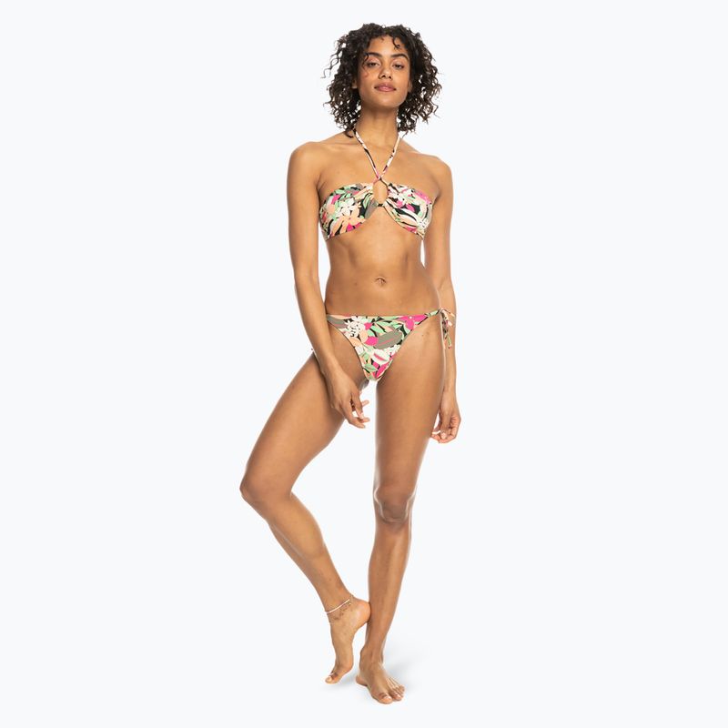 ROXY Stampato Beach Classics Halter costume top antracite palm song s 3