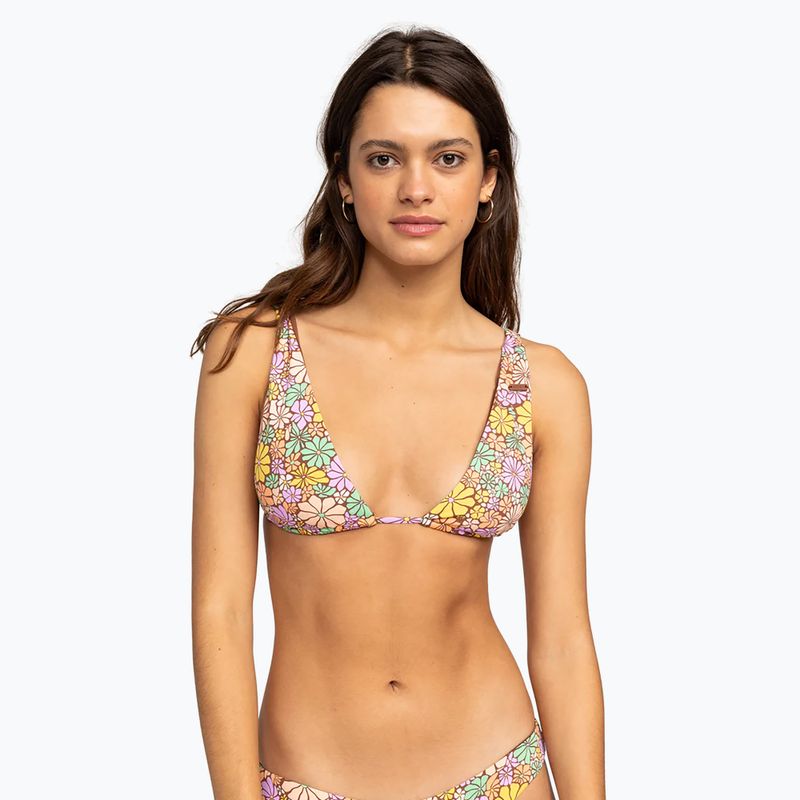 ROXY All About Sol Top allungato del costume da bagno mini di root beer all about sol 2