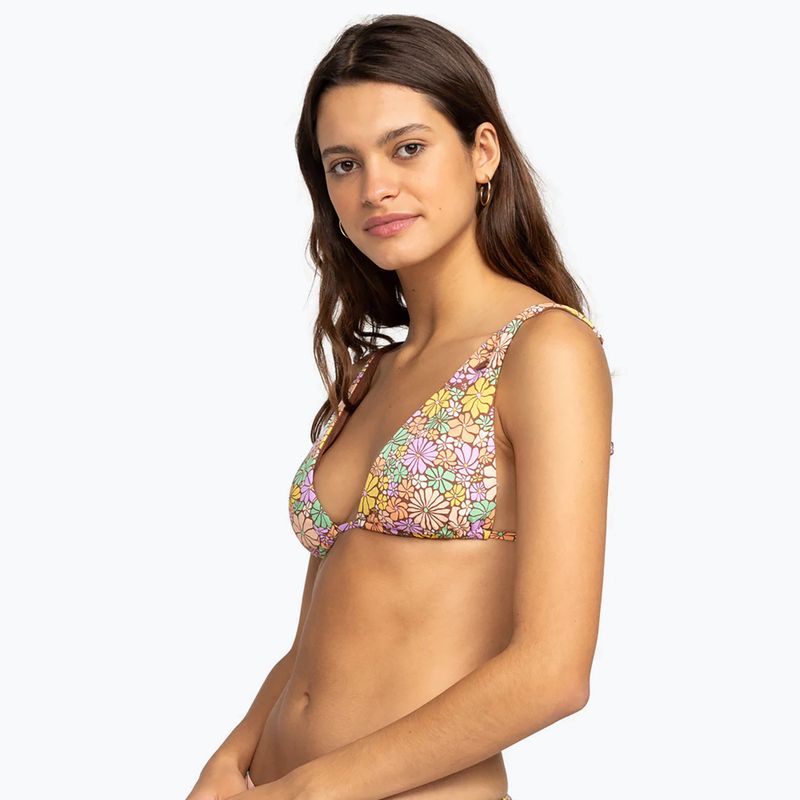 ROXY All About Sol Top allungato del costume da bagno mini di root beer all about sol 4