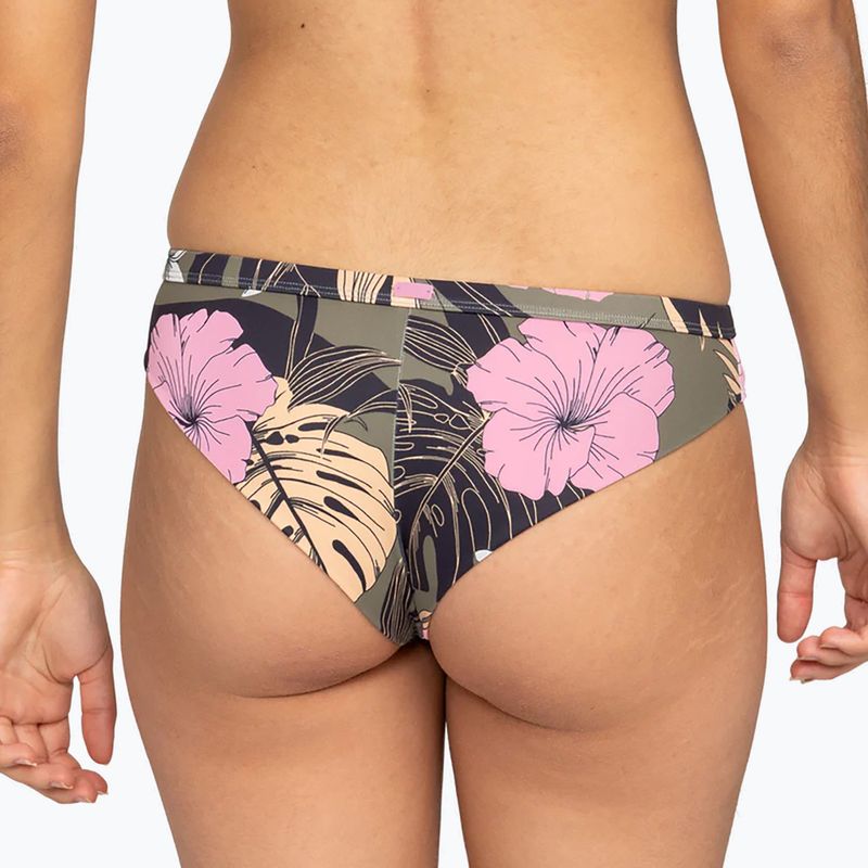 ROXY Pro The Snap Turn Cheeky antracite classico costume da bagno pro surf slip 4