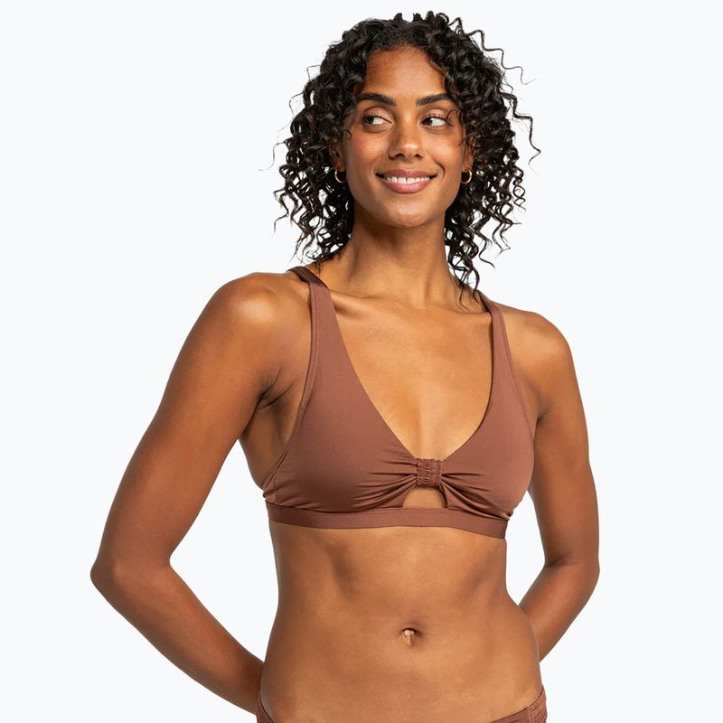 Top del costume da bagno ROXY Silky Island root beer 2