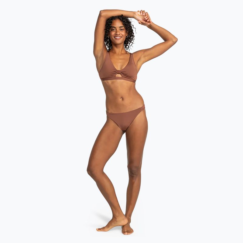 Top del costume da bagno ROXY Silky Island root beer 3