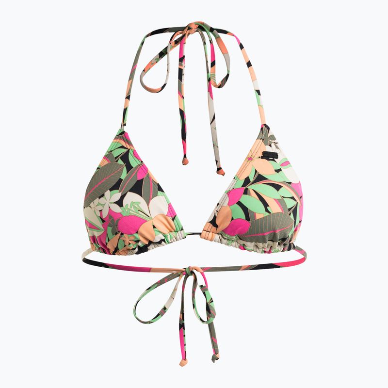 ROXY Stampato Beach Classics Tiki Tri costume top antracite palma canzone s
