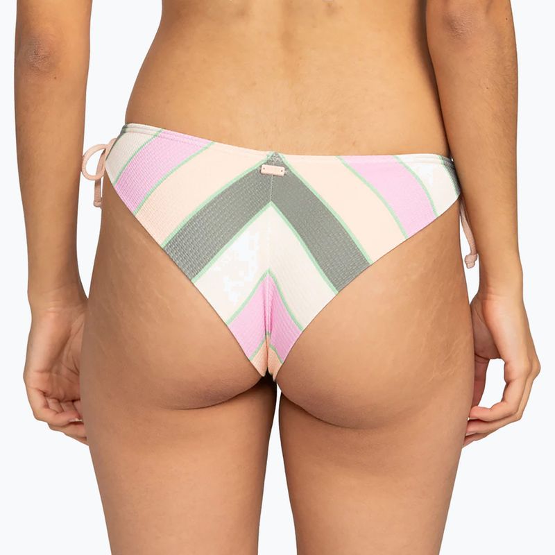 ROXY Vista Stripe Tie Side slip del costume da bagno verde agave molto vista stripe 5