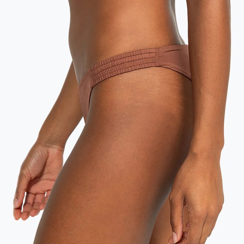 ROXY Silky Island Cheeky, slip del costume da bagno alla birra di radice 4