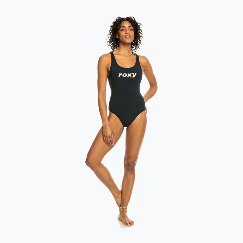 Costume intero donna ROXY Active Cross antracite 5