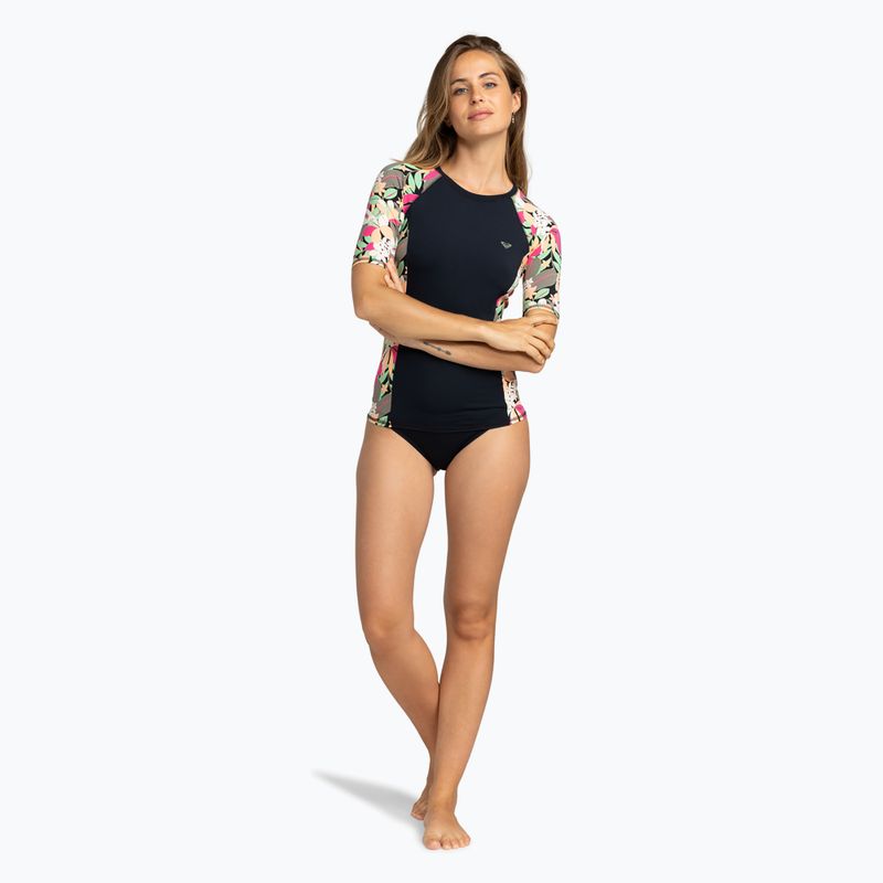 Camicia da bagno donna ROXY Lycra Stampato antracite canzone palma s 2