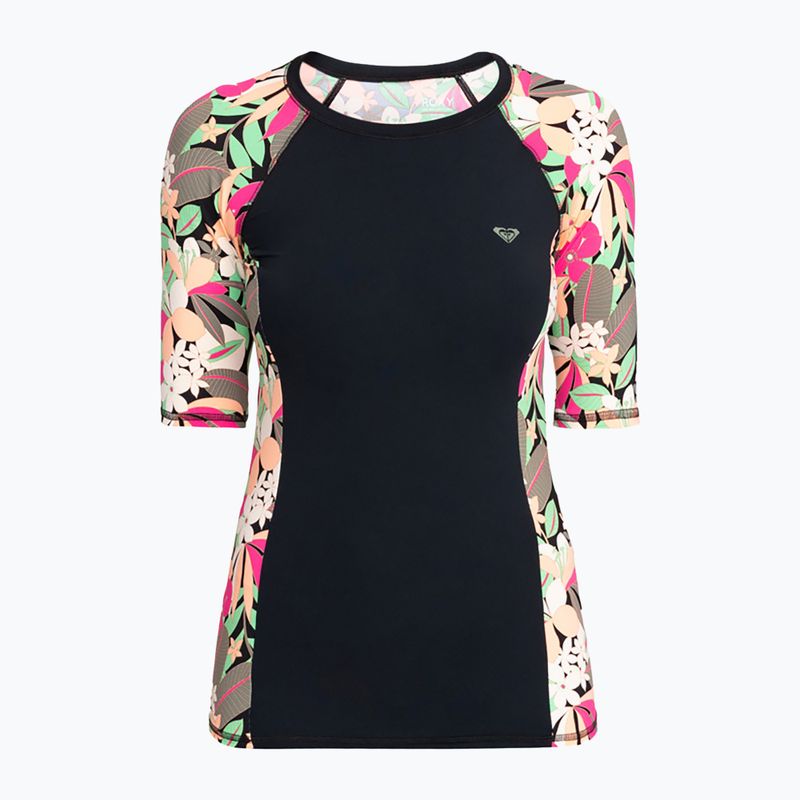Camicia da bagno donna ROXY Lycra Stampato antracite canzone palma s 6