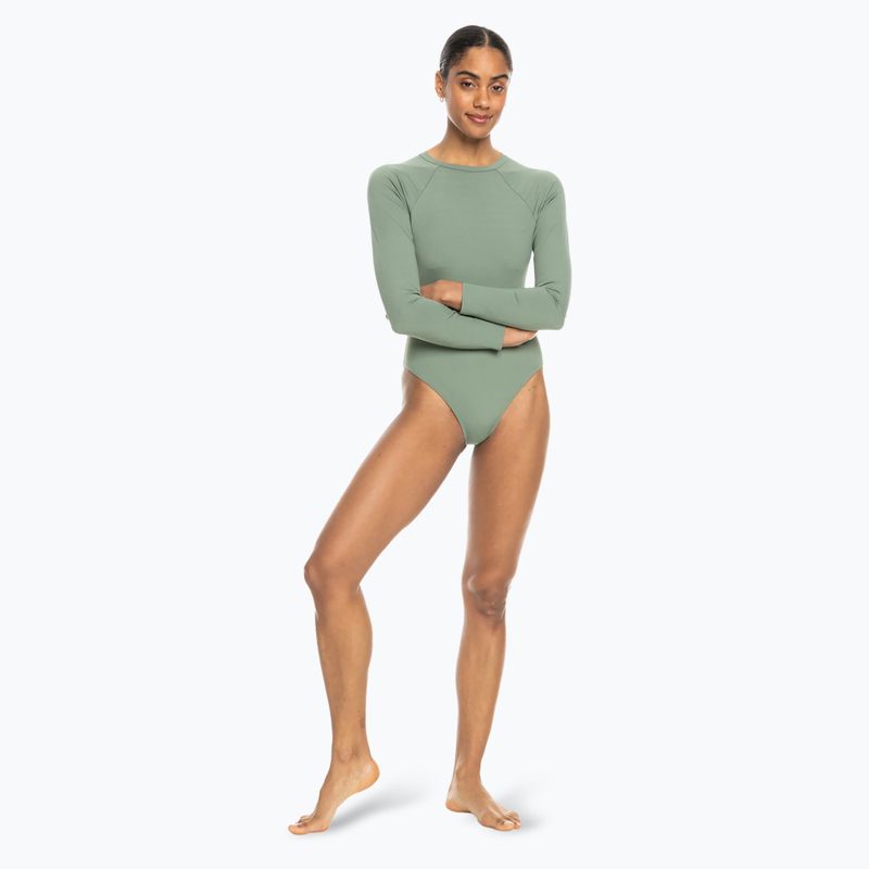 Costume intero donna ROXY Pro The Overhead verde agave 3