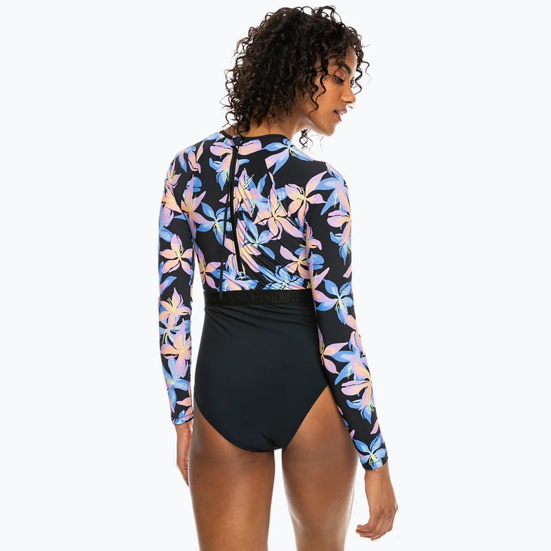 Costume intero donna ROXY Active antracite kiss 4