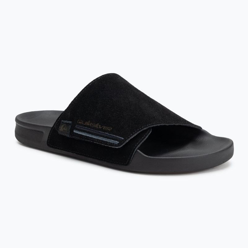 Quiksilver Rivi Suede infradito uomo nero 1