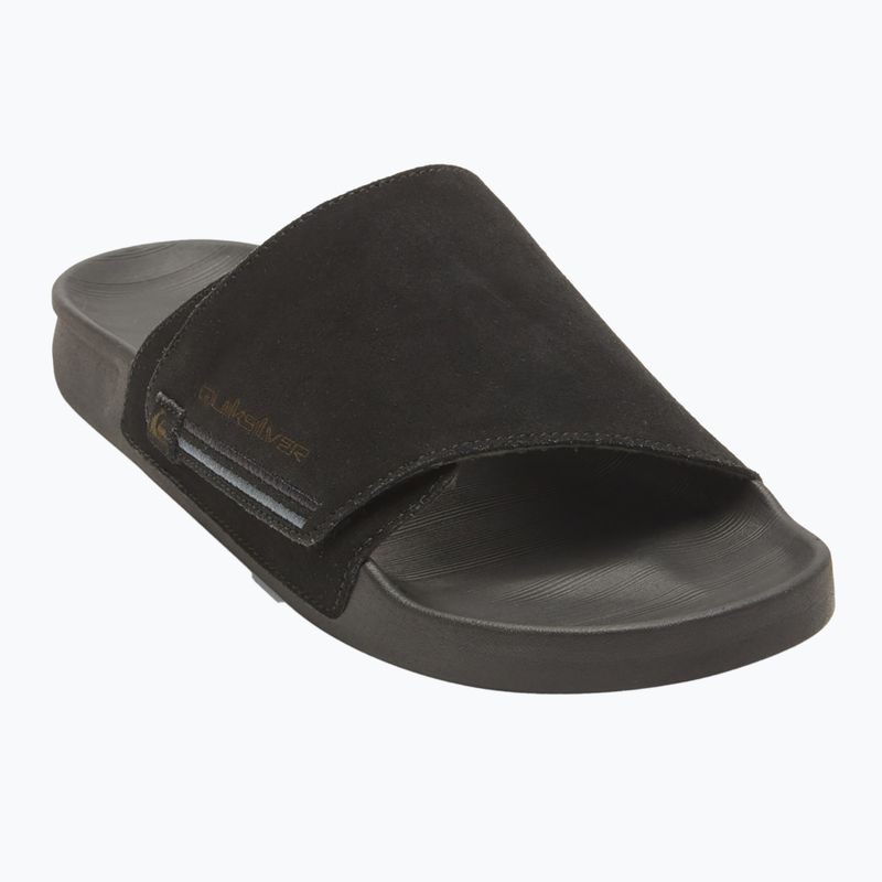 Quiksilver Rivi Suede infradito uomo nero 1