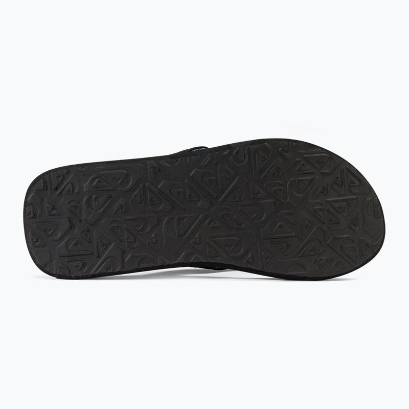 Infradito Quiksilver Molokai Layback II da uomo blu / blu / arancione 4
