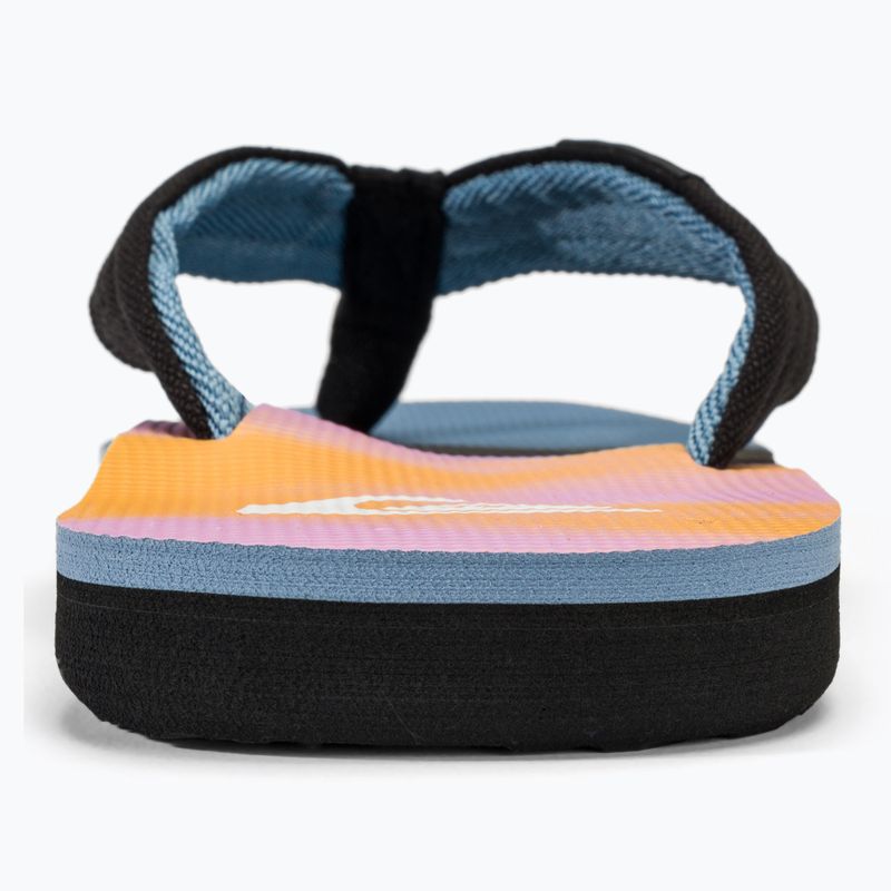 Infradito Quiksilver Molokai Layback II da uomo blu / blu / arancione 6
