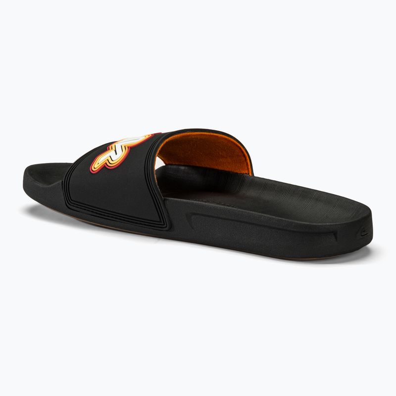 Quiksilver uomo Rivi Wordmark Slide II nero 2 Ciabatte 3