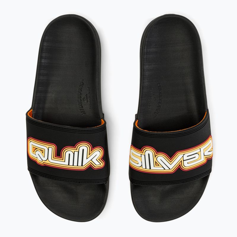 Quiksilver uomo Rivi Wordmark Slide II nero 2 Ciabatte 8