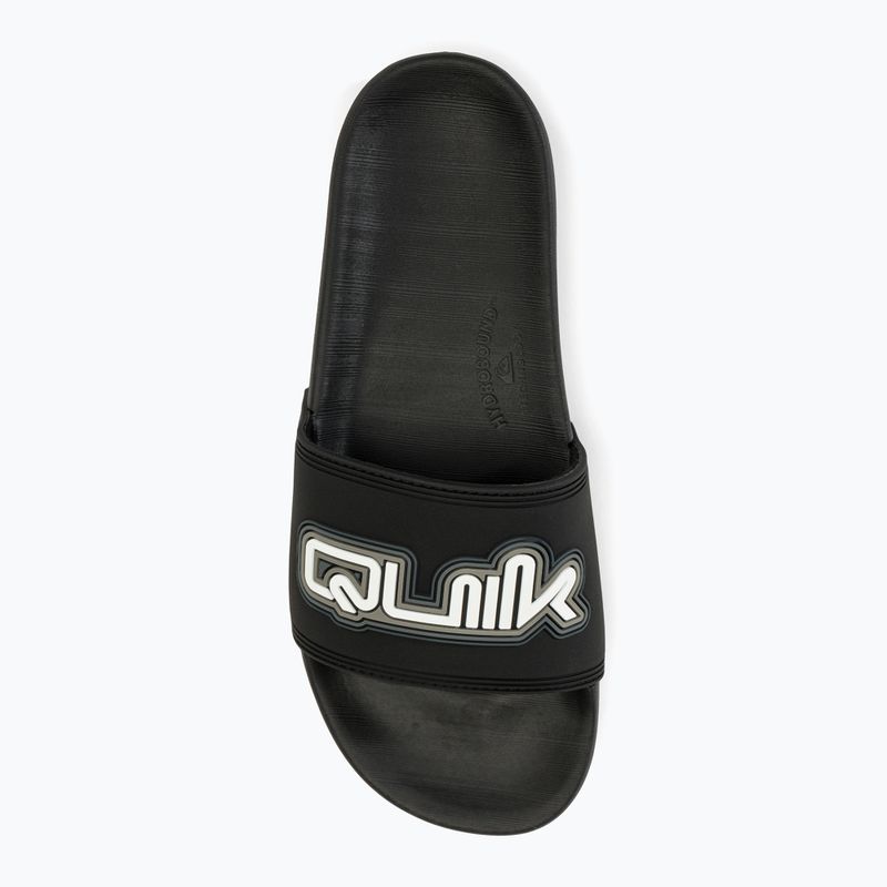 Quiksilver uomo Rivi Wordmark Slide II Ciabatte nero 1 5